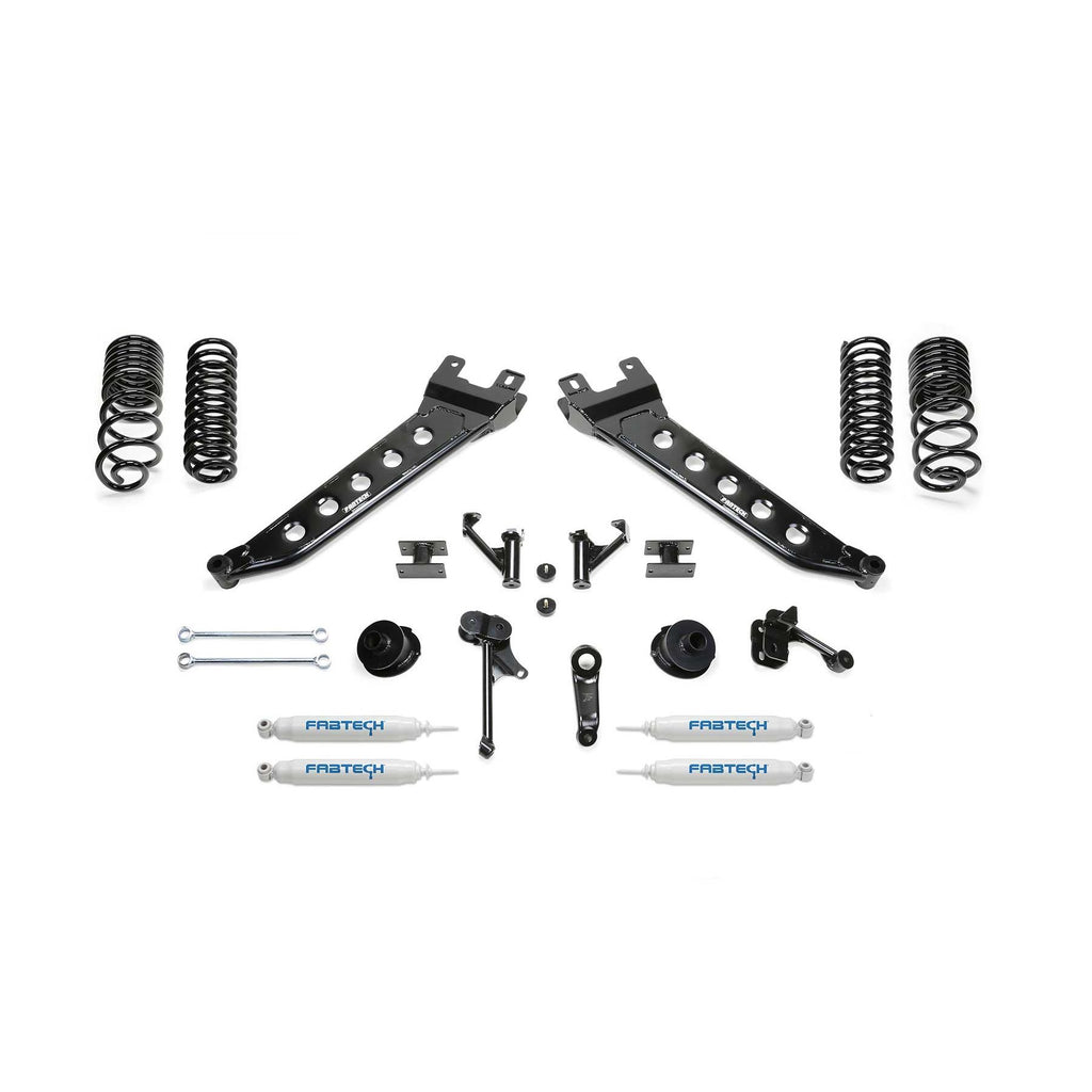 Fabtech 5" RADIUS ARM KIT W/ PERF SHKS 2014-18 RAM 2500 4WD