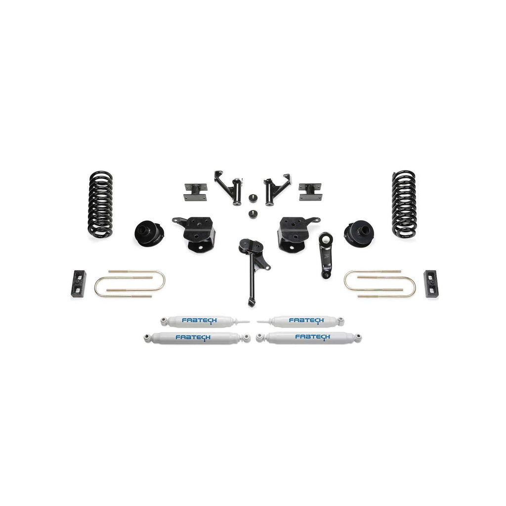 Fabtech 5" BASIC KIT W/ PERF SHKS 2013-18 RAM 3500 4WD