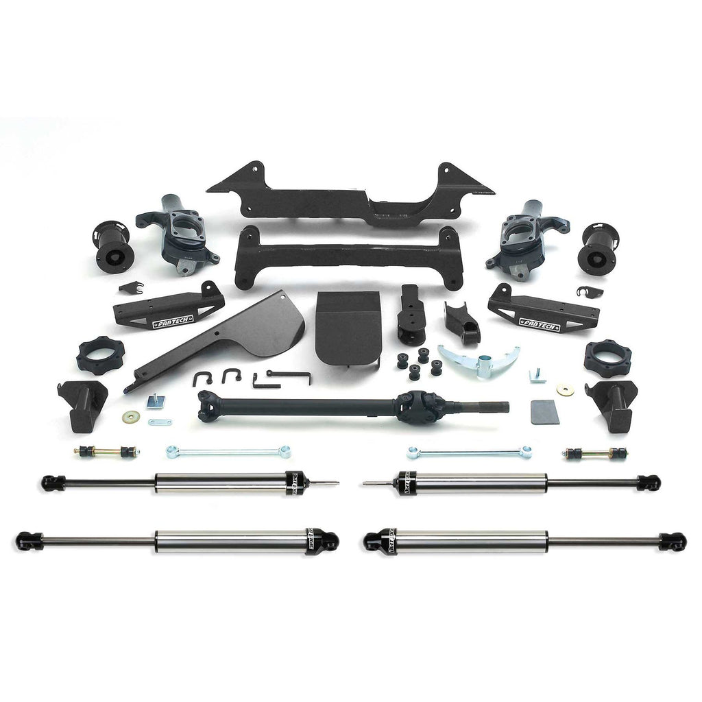 Fabtech 6" PERF SYS W/DLSS SHKS 03-05 HUMMER H2 SUV/SUT 4WD W/RR AIR BAGS