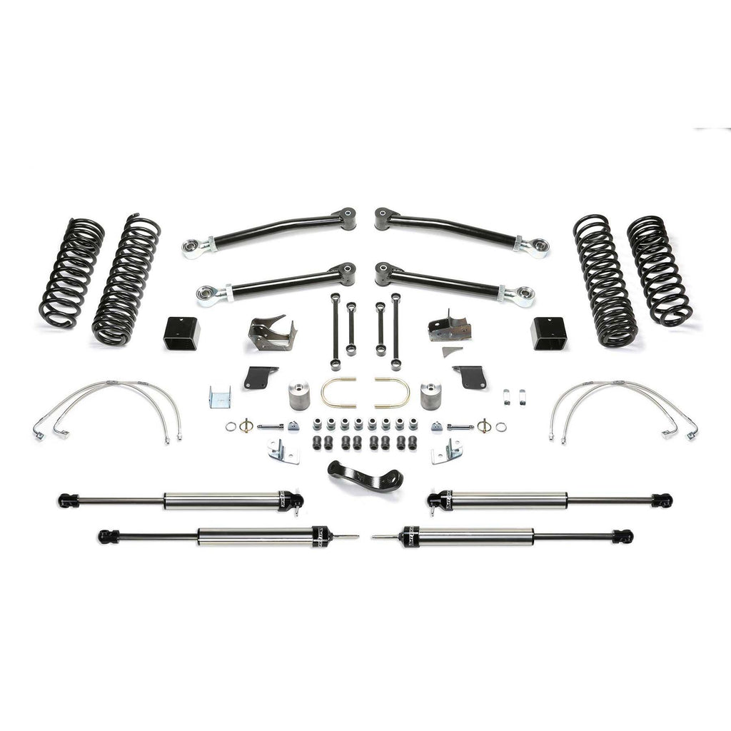 Fabtech 5" TRAIL LT W/ DLSS SHKS 2007-18 JEEP JK 2-DOOR