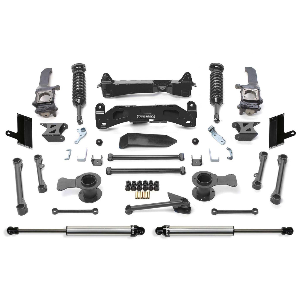 Fabtech 6" PERF SYS W/DL 2.5C/O & 2.25 10-15 TOYOTA 4RUNNER 4WD