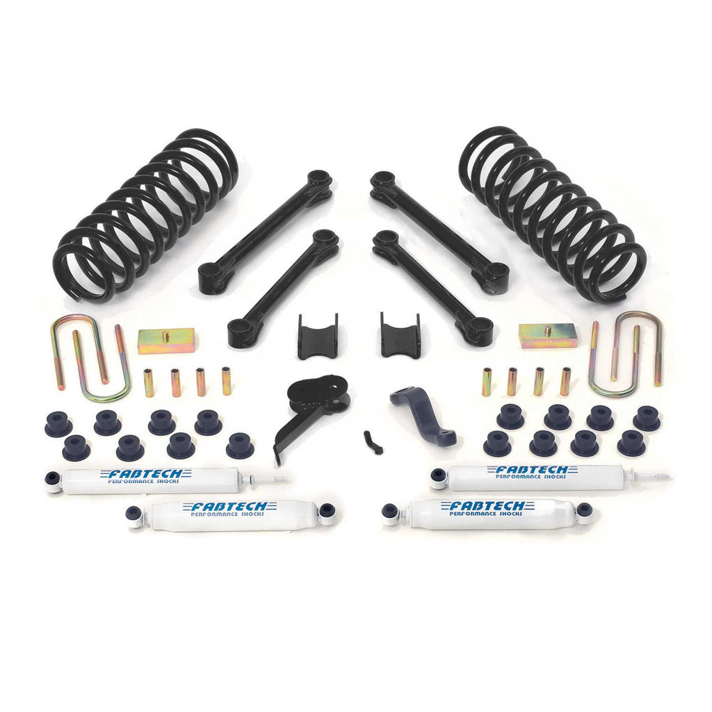 Fabtech 4.5 in. PERF SYS W/PERF SHKS 09-13 DODGE 2500/3500 4WD W/DIESEL & AUTO