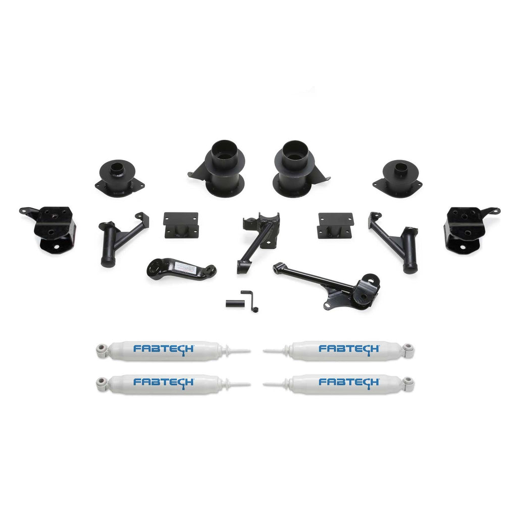 Fabtech 5" BASIC KIT W/PERF SHKS 2014-18 RAM 2500 4WD