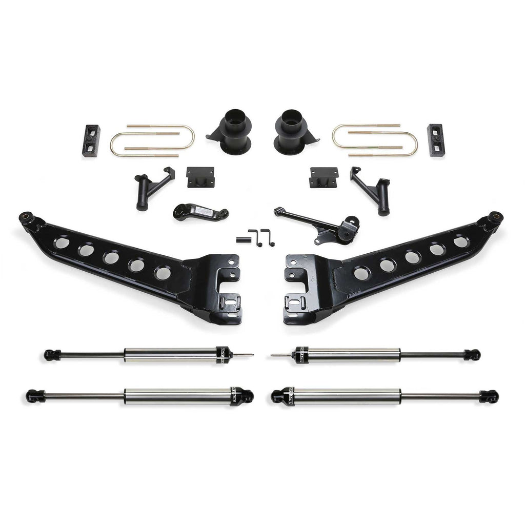 Fabtech 5" RADIUS ARM KIT W/DLSS SHKS 2013-16 RAM 3500 4WD W/FACTORY RADIUS ARMS