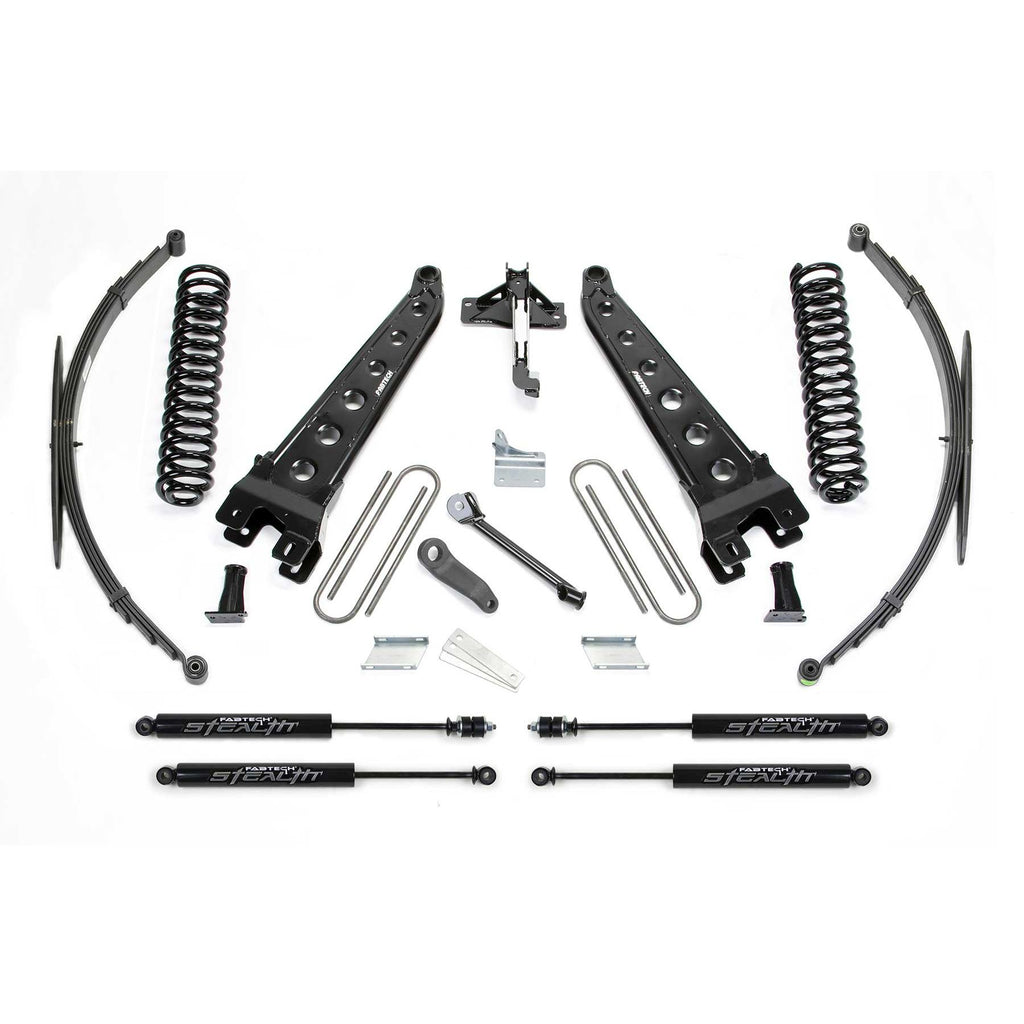 Fabtech 8" RAD ARM SYS W/COILS & RR LF SPRNGS & STEALTH 2008-16 FORD F250/350 4WD