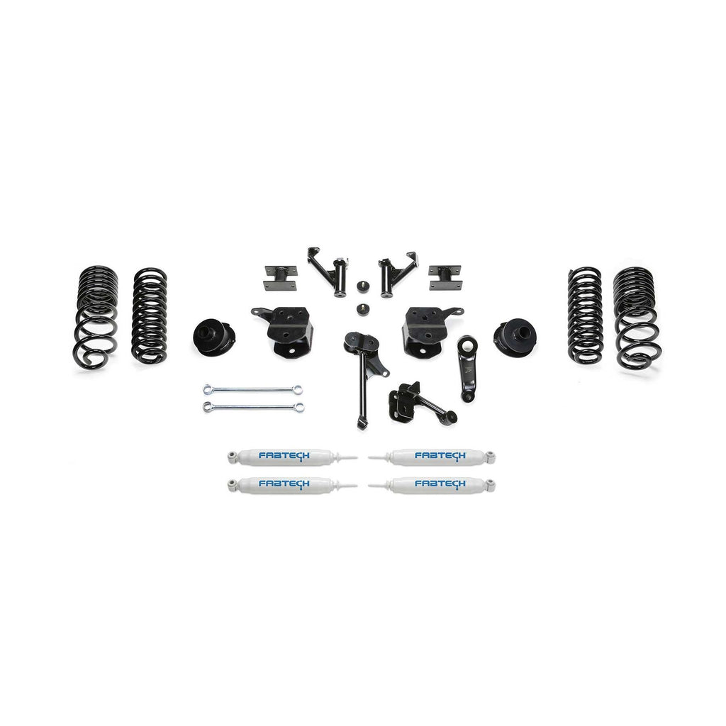 Fabtech 5" BASIC KIT W/ PERF SHKS 2014-18 RAM 2500 4WD