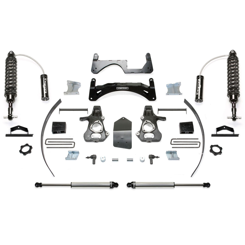 Fabtech 6" BASIC SYS W/ DL 2.5 & 2.25 14-18 GM C/K1500 P/U W/ OE FORG STL UCA