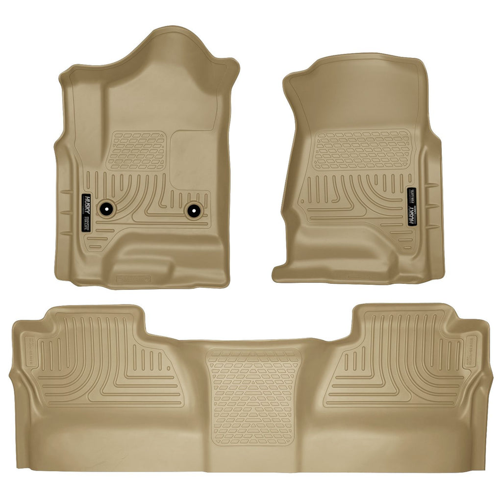 Husky Weatherbeater Front & 2nd Seat Floor Liners (Footwell Coverage) 98233