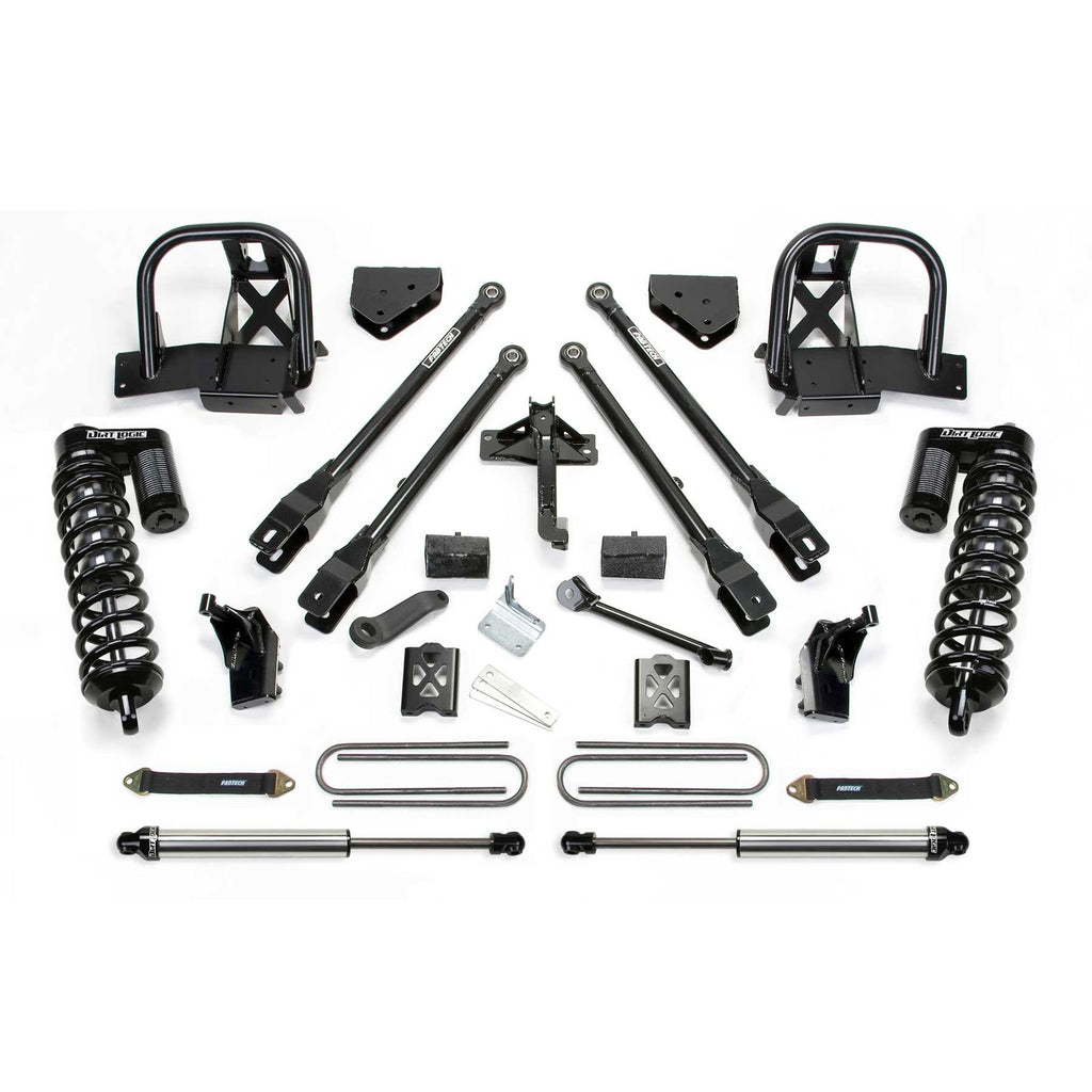 Fabtech 6" 4LINK SYS W/DLSS 4.0 C/O & RR DLSS 2008-10 FORD F250 4WD