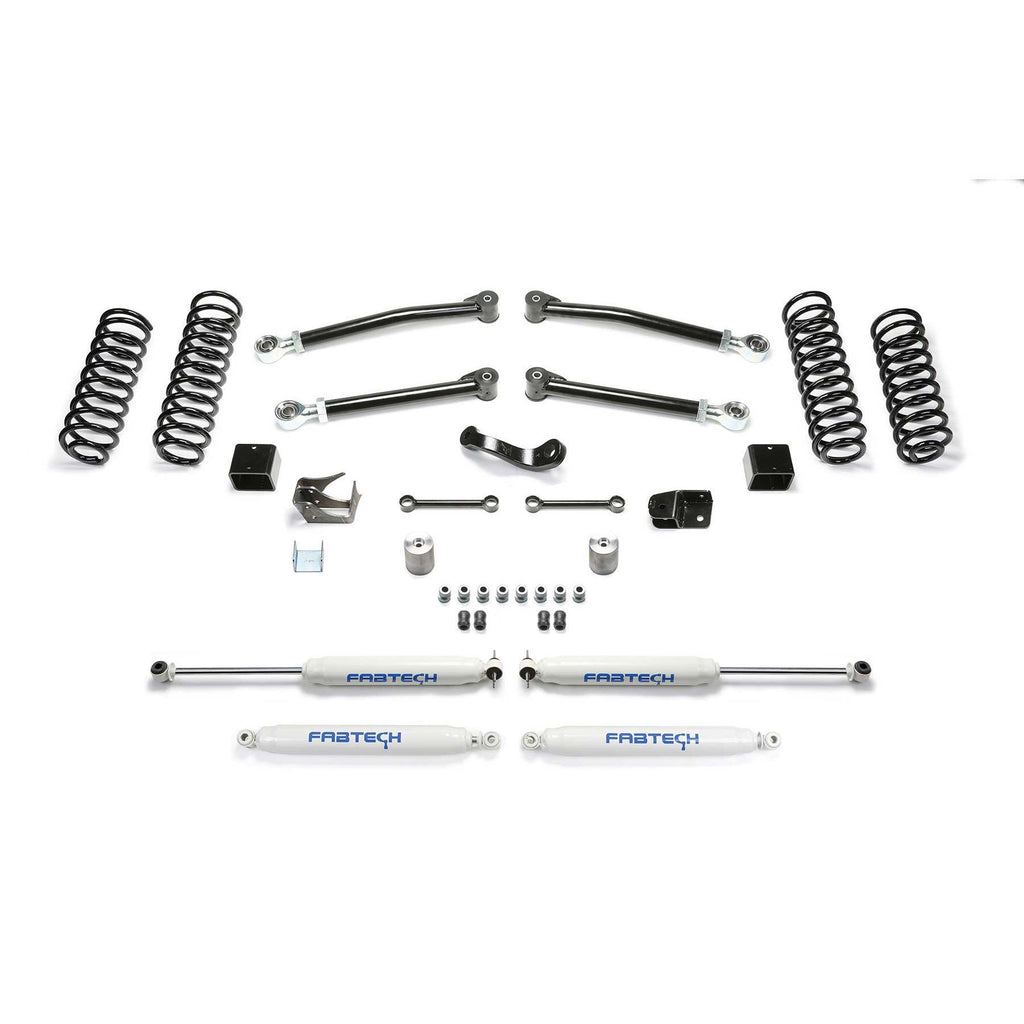 Fabtech 3" TRAIL W/ PERF SHOCKS 2007-18 JEEP JK 2-DOOR