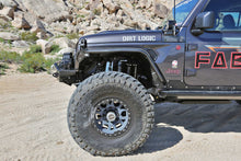 Load image into Gallery viewer, Fabtech JEEP JL/JT TUBE FENDERS FR STL PWDRCOAT BLK TEXTURE