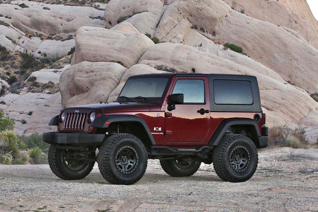 Fabtech 3" TRAIL II W/ DLSS SHKS 2007-18 JEEP JK 2-DOOR